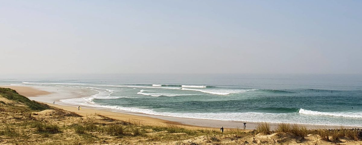 la plage du Penon à Seignosse, dans les Landes