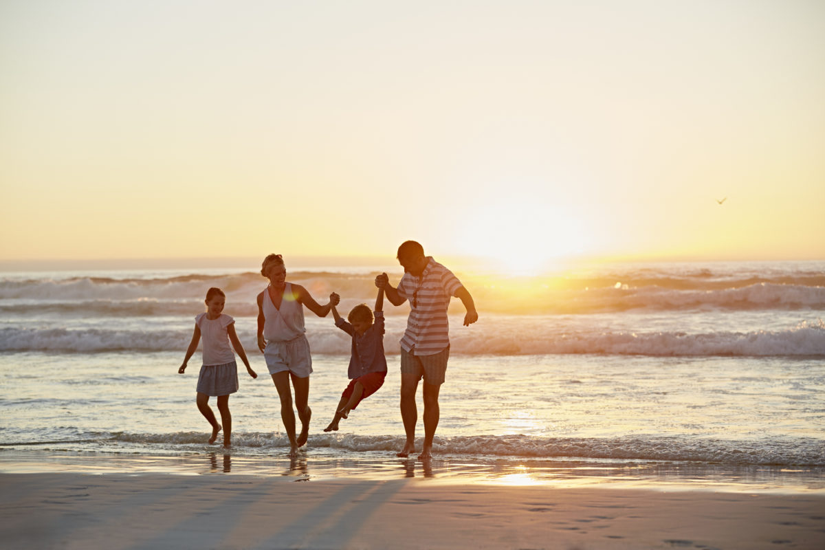 famille en vacances à Seignosse