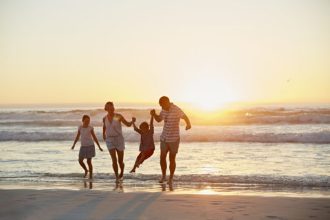 famille en vacances à Seignosse